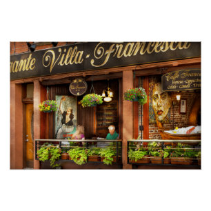 City - Boston MA - Villa Francesca Poster