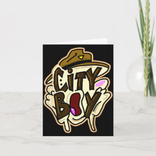 City boy meme  card