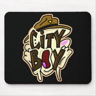 City boy meme  mouse pad