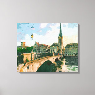 City Canvas Print