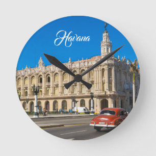 City centre of Havana, Cuba Round Clock