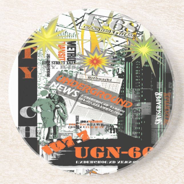 City Chat Coaster (Front)