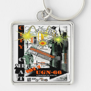City Chat Keychain