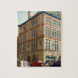 City - Chattanooga, TN - 1943 - The Masonic Temple Jigsaw Puzzle