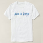 City Chic Maid of Honour T-Shirt<br><div class="desc">City Chic Maid of Honour Tshirt</div>