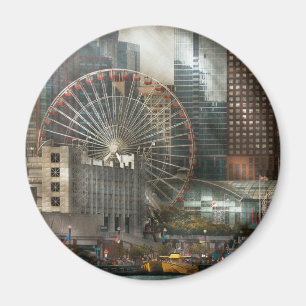 City - Chicago, IL - Pier Pressure Magnet