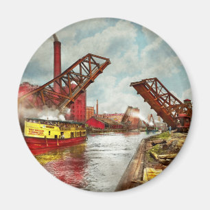 City - Chicago IL - See the sewers of Chicago 1900 Magnet
