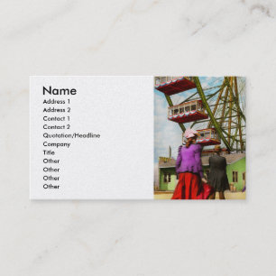City - Chicago,IL - The first Ferris Wheel 1893 Business Card