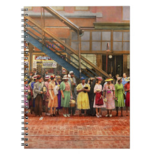 City - Chicago - Waiting for a street car 1940 Notebook