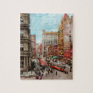 City - Cincinnati, OH - Queen city 1915 Jigsaw Puzzle