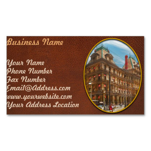 City - Cincinnati, OH - The Federal Building 1901 Magnetic Business Card