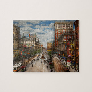 City Cincinnati OH - Tyler Davidson Fountain 1907 Jigsaw Puzzle