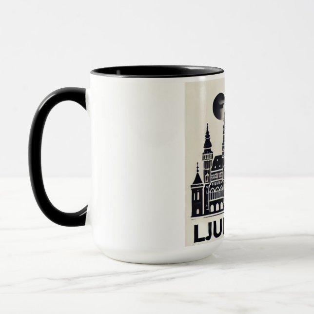 City coffee mug- Ljubliana Mug (Left)