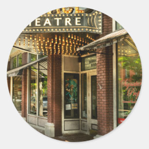 City - Corning NY - The Palace Theatre Classic Round Sticker