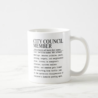 City council member coffee mug