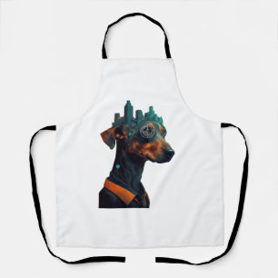 City dachshund Classic T-Shirt Apron