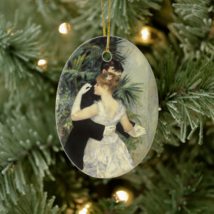City Dance by Pierre Renoir, Vintage Fine Art Ceramic Ornament