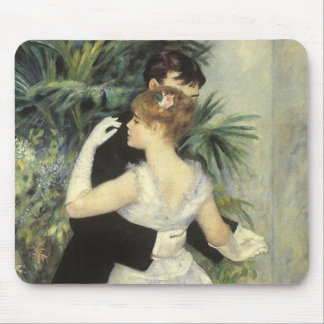 City Dance by Pierre Renoir, Vintage Fine Art Mouse Pad