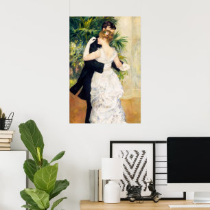 City Dance, Dance in Town by Pierre Auguste Renoir Poster