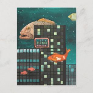 City Fish Postcard