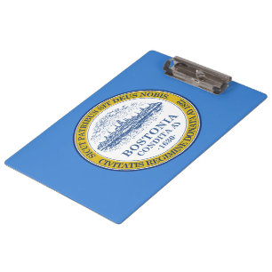 City Flag of Boston (Massachusetts) Clipboard