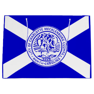 City Flag of Charlotte (North Carolina) Large Gift Bag
