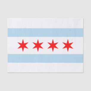 City Flag of Chicago (Illinois) Tissue Paper