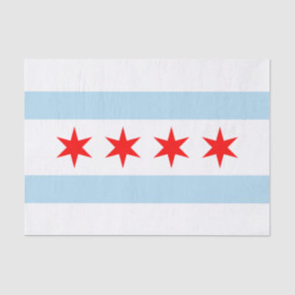 City Flag of Chicago (Illinois) Tissue Paper