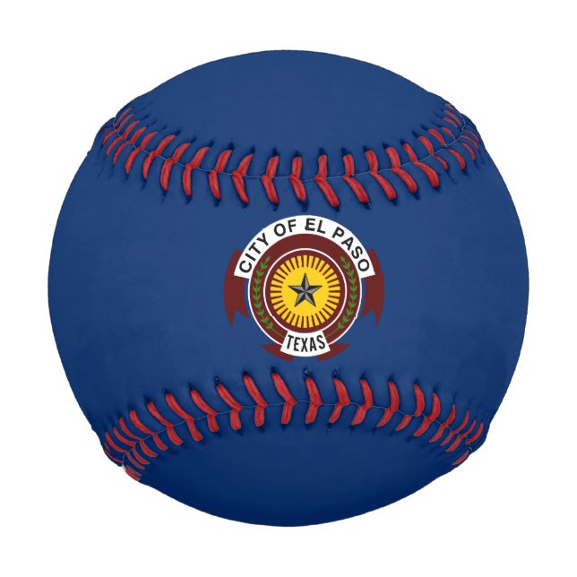 City Flag of El Paso (Texas) Baseball (Front)