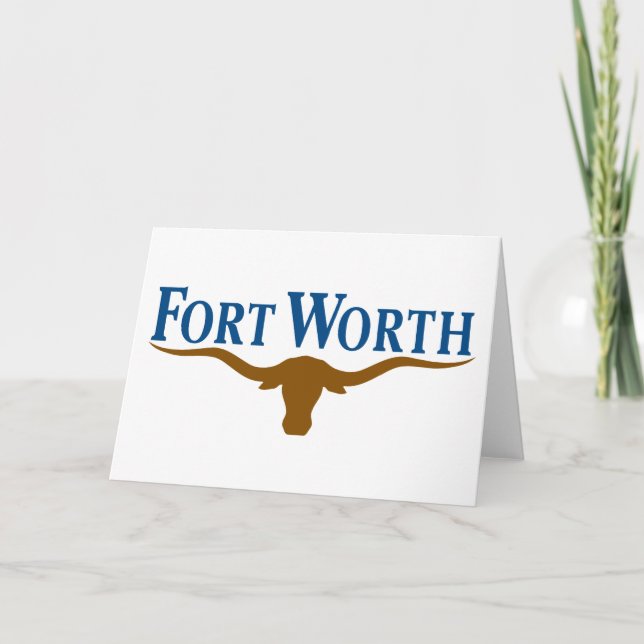 City Flag of Fort Worth (Texas) Card (Front)