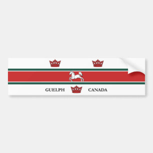 City Flag of Guelph (Ontario, Canada) Bumper Sticker