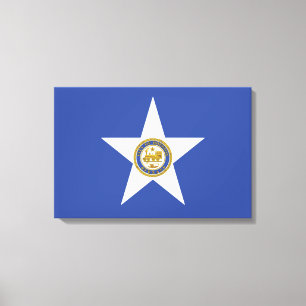 City Flag of Houston (Texas) Canvas Print