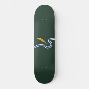 City Flag of Northampton (Massachusetts, USA) Skateboard