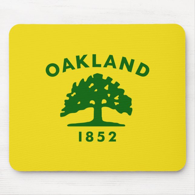 City Flag of Oakland (California) Mouse Pad (Front)