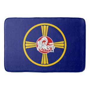City Flag of Omaha (Nebraska) Bath Mat