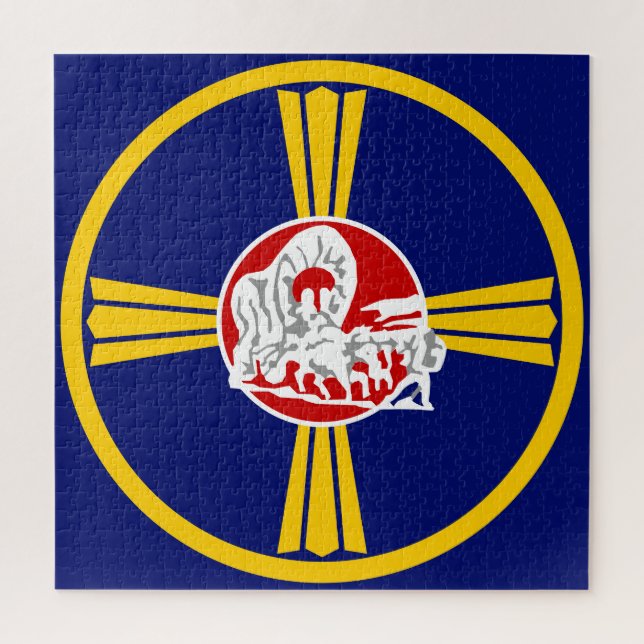 City Flag of Omaha (Nebraska) Jigsaw Puzzle (Vertical)