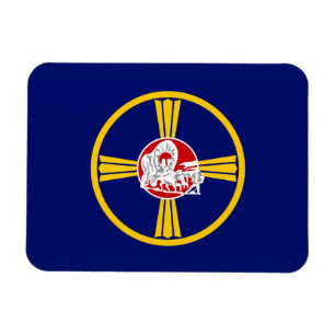 City Flag of Omaha (Nebraska) Magnet