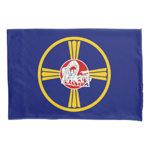 City Flag of Omaha (Nebraska) Pillowcase