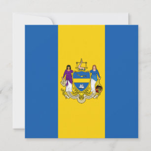 City Flag of Philadelphia (Pennsylvania) Card