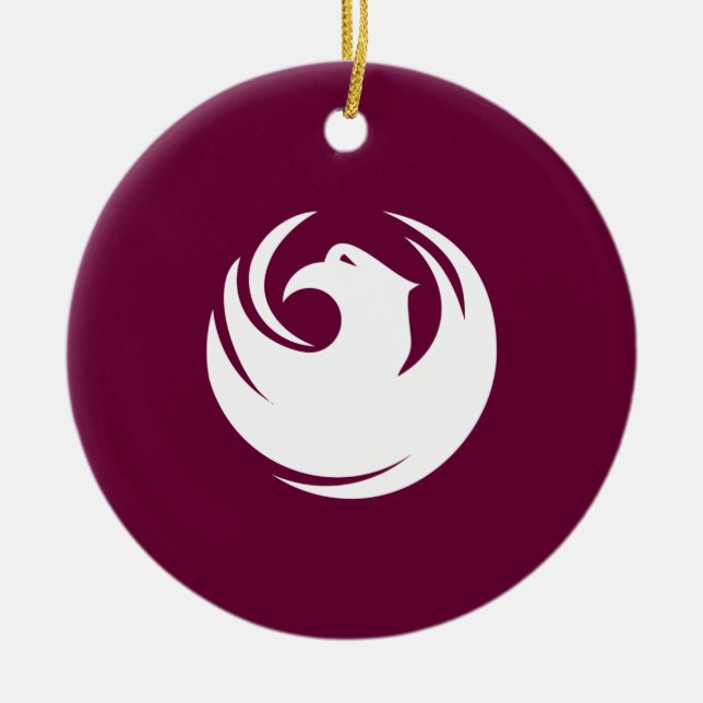 City Flag of Phoenix (Arizona) Ceramic Ornament (Front)