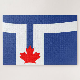 City Flag of Toronto (Canada) Jigsaw Puzzle