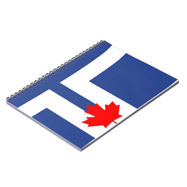 City Flag of Toronto (Canada) Notebook (Left Side)