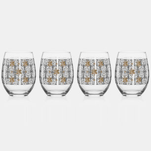 City Garden Gate  Stemless Wine Glass