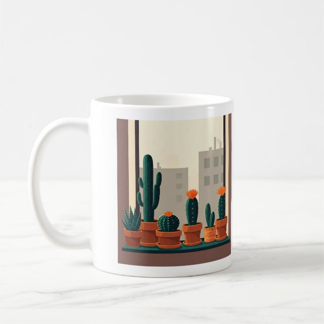 City gardener cactus mug (Left)