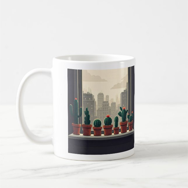 City gardener cactus mug (Left)