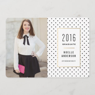 City Girl Chic Graduation Announcement