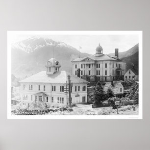 City Hall Juneau Alaska 1918 Poster