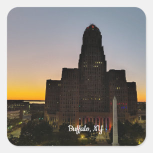 City Hall Square Sticker