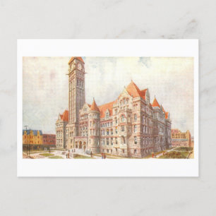 City Hall Toronto Canada Vintage Postcard
