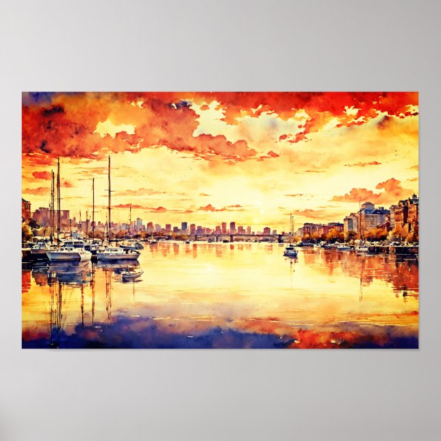 City Harbour Poster (Front)